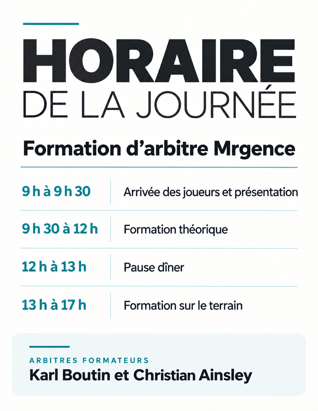 Formation d’arbitres de pickleball — 29 novembre 2026