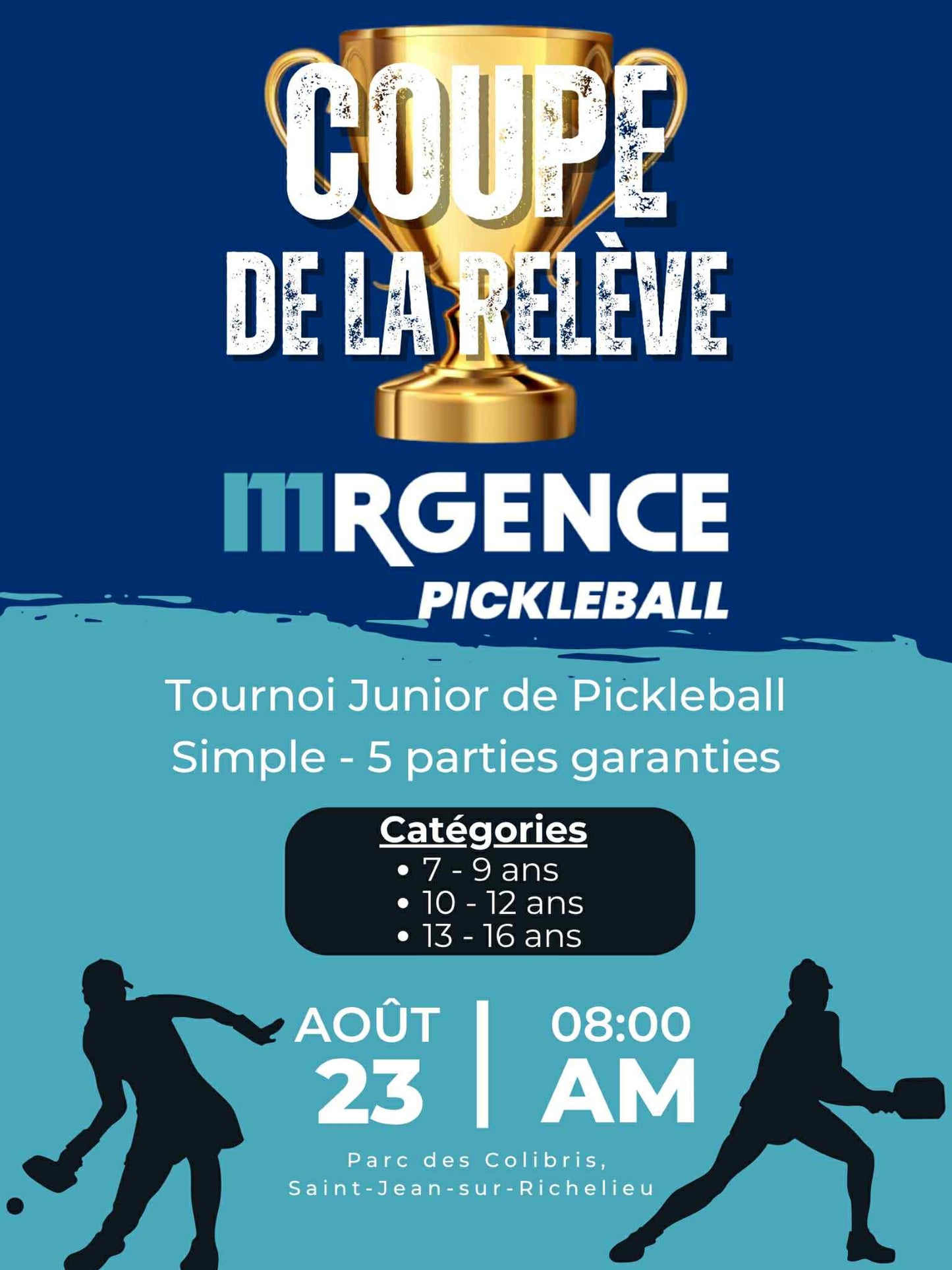 Tournoi Coupe de la relève Mrgence